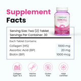 3 Bottles of Gencell offer - Super Collagen Type 1 & 3  With Vitamin C & Biotin