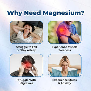 Magnesium 500mg - Relieves Cramps, Boosts Mood, Supports Sleep & Heart Health