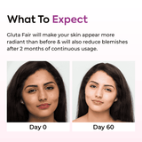 Gluta Fair 500mg - Combination of Glutathione with Vitamin C & E