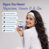 Glycinex - Magnesium Glycinate 500mg + Vitamin D3 & Zinc