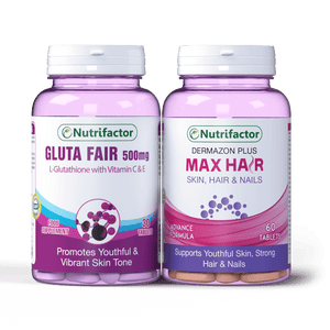 Gluta Fair + Max Hair - Healthy Hair & Skin Combo