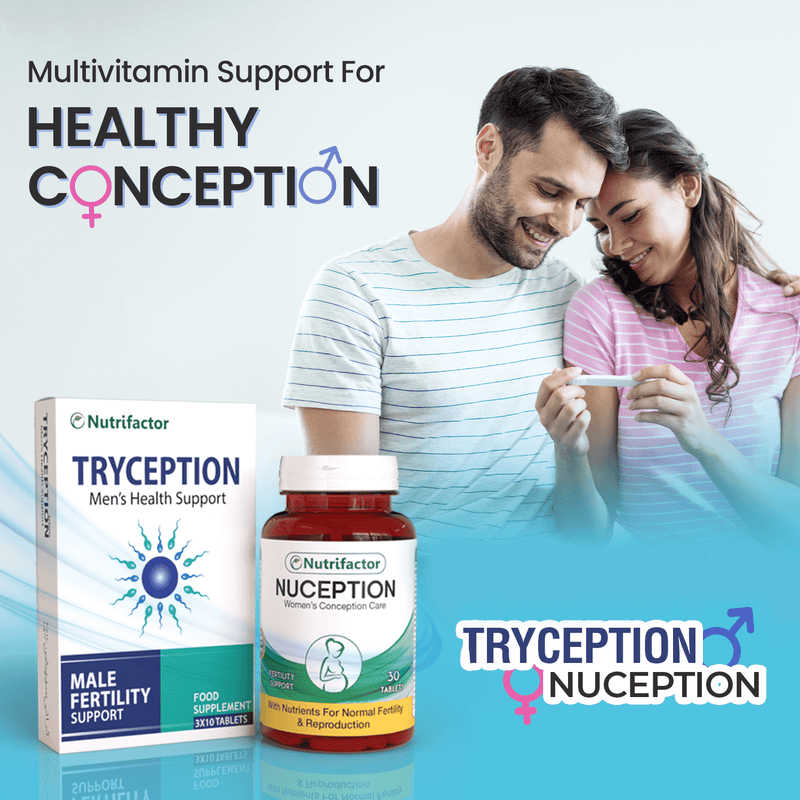 Tryception &amp; Nuception - دعم الخصوبة لدى الرجال والنساء